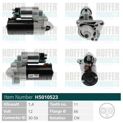 Starteris HOFFER H5010523G