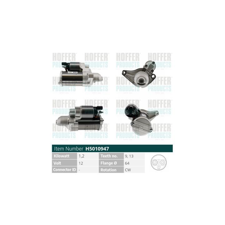 Starteris HOFFER H5010947
