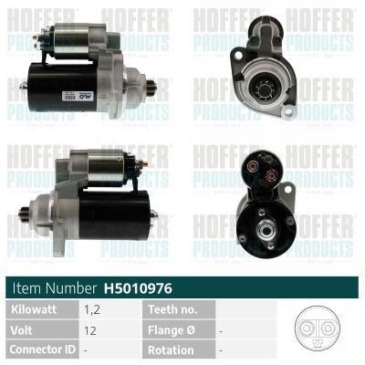 Starteris HOFFER H5010976