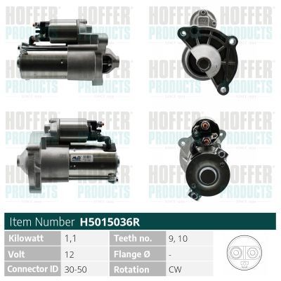 Starteris HOFFER H5015036R