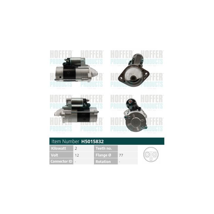 Starteris HOFFER H5015832