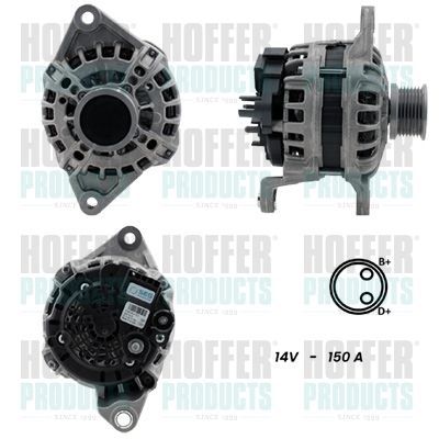 Kintamosios srovės generatorius HOFFER H55101375G