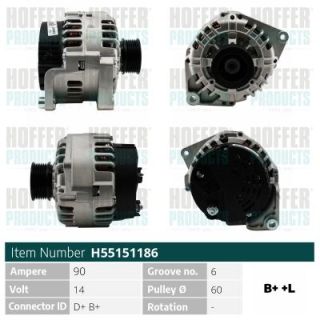 Kintamosios srovės generatorius HOFFER H55151186