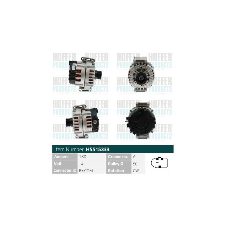 Kintamosios srovės generatorius HOFFER H5515333