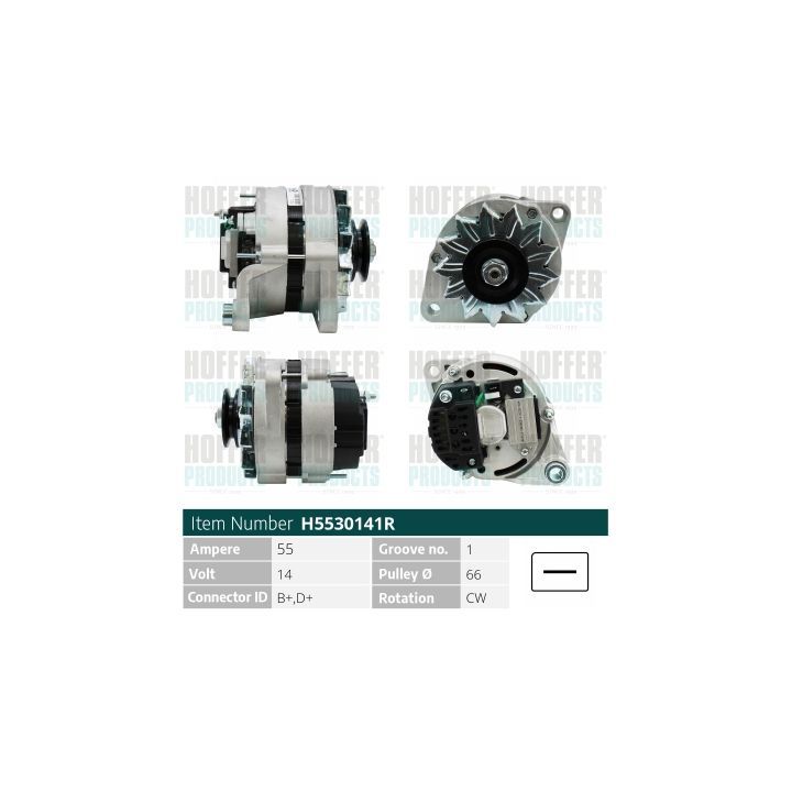 Kintamosios srovės generatorius HOFFER H5530141R