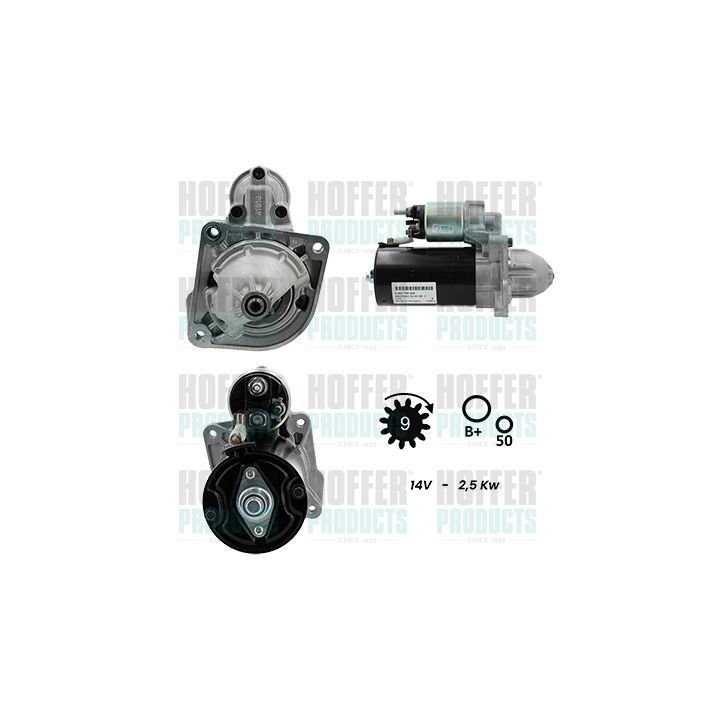 Kintamosios srovės generatorius, starteris HOFFER H5010084G