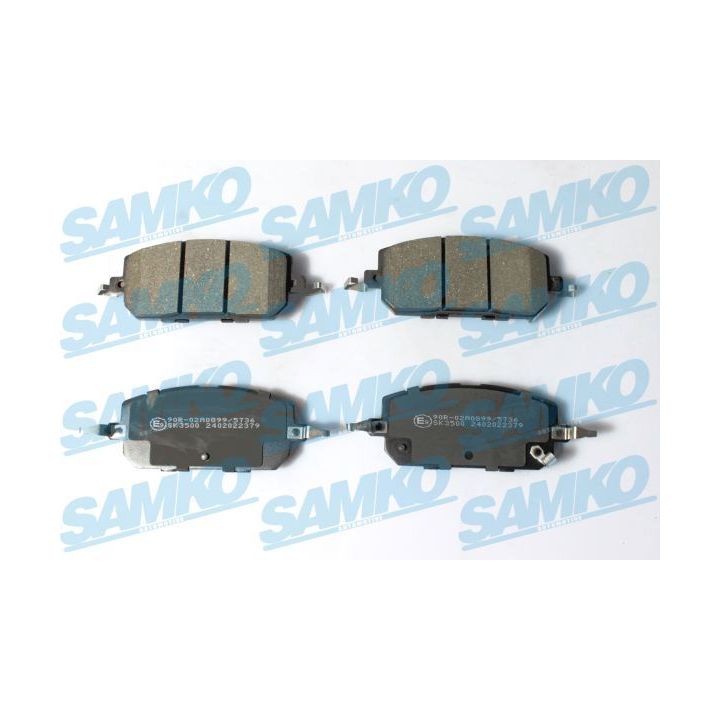 Stabdžių trinkelių rinkinys, diskinis stabdys SAMKO 5SP2379