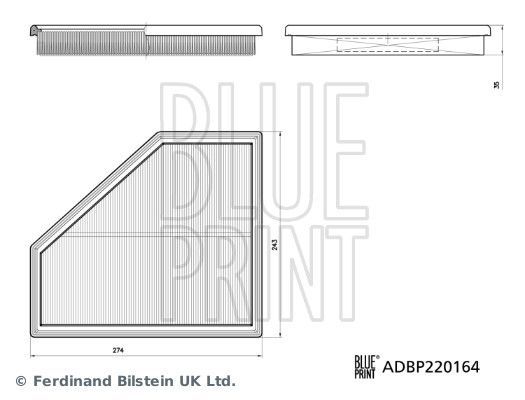 Oro filtras BLUE PRINT ADBP220164
