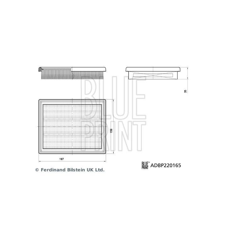 Oro filtras BLUE PRINT ADBP220165