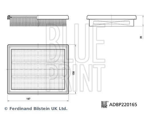 Oro filtras BLUE PRINT ADBP220165