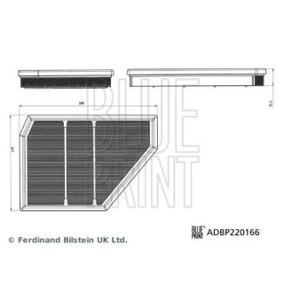 Oro filtras BLUE PRINT ADBP220166