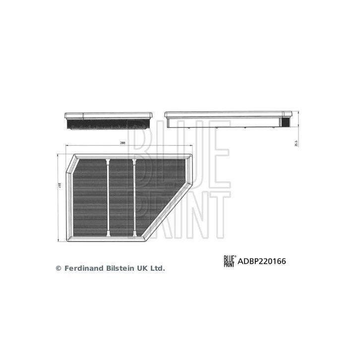 Oro filtras BLUE PRINT ADBP220166