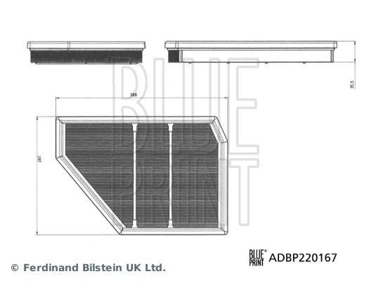 Oro filtras BLUE PRINT ADBP220167