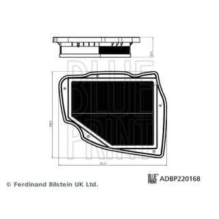 Oro filtras BLUE PRINT ADBP220168