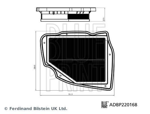 Oro filtras BLUE PRINT ADBP220168