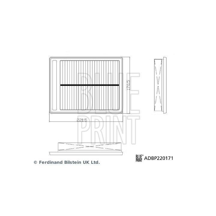 Oro filtras BLUE PRINT ADBP220171