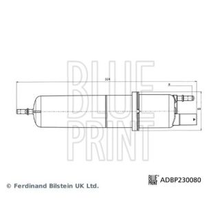 Kuro filtras BLUE PRINT ADBP230080