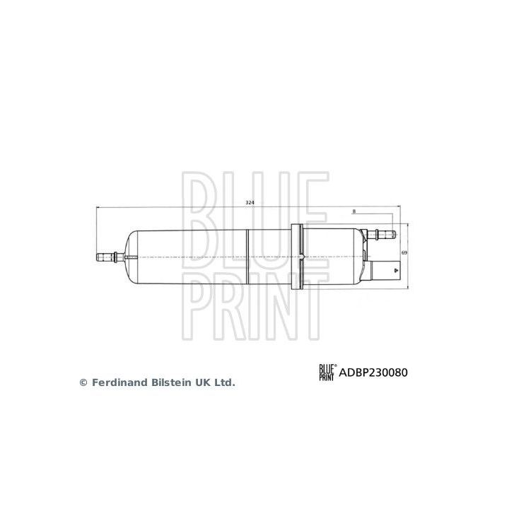 Kuro filtras BLUE PRINT ADBP230080