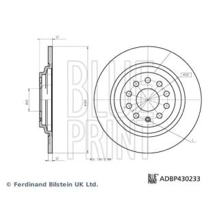 Stabdžių diskas BLUE PRINT ADBP430233