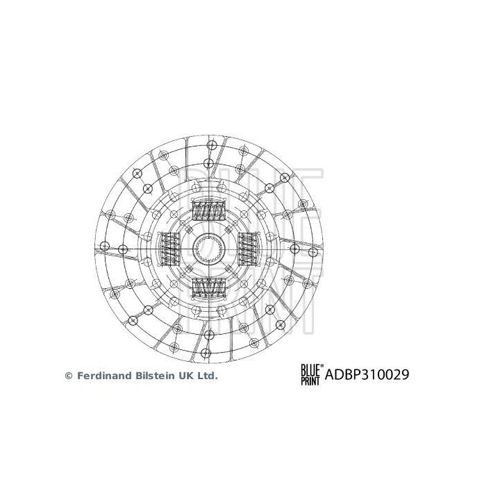 Sankabos diskas BLUE PRINT ADBP310029