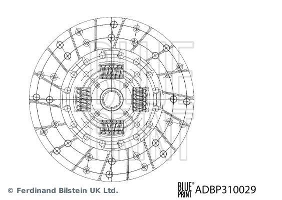 Sankabos diskas BLUE PRINT ADBP310029