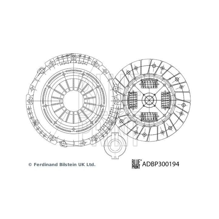 Sankabos komplektas BLUE PRINT ADBP300194