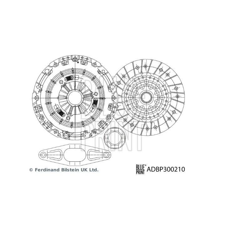Sankabos komplektas BLUE PRINT ADBP300210