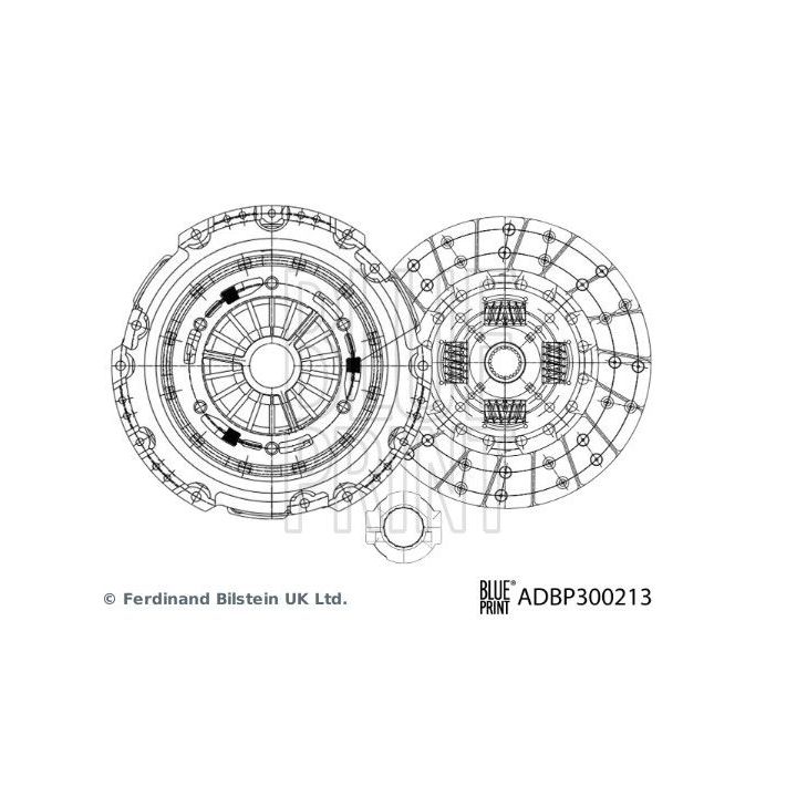 Sankabos komplektas BLUE PRINT ADBP300213
