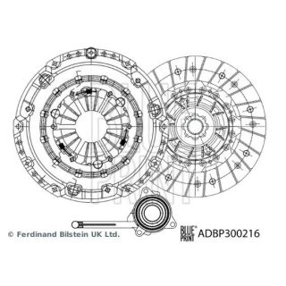 Sankabos komplektas BLUE PRINT ADBP300216