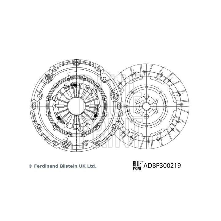 Sankabos komplektas BLUE PRINT ADBP300219