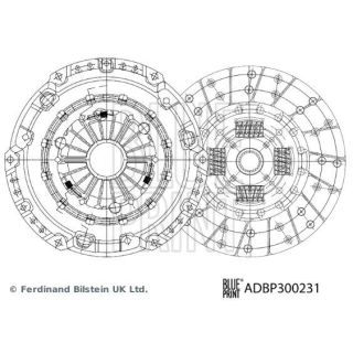 Sankabos komplektas BLUE PRINT ADBP300231