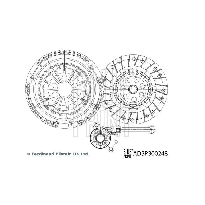 Sankabos komplektas BLUE PRINT ADBP300248