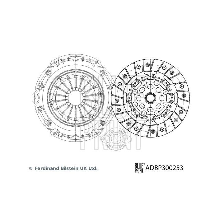 Sankabos komplektas BLUE PRINT ADBP300253