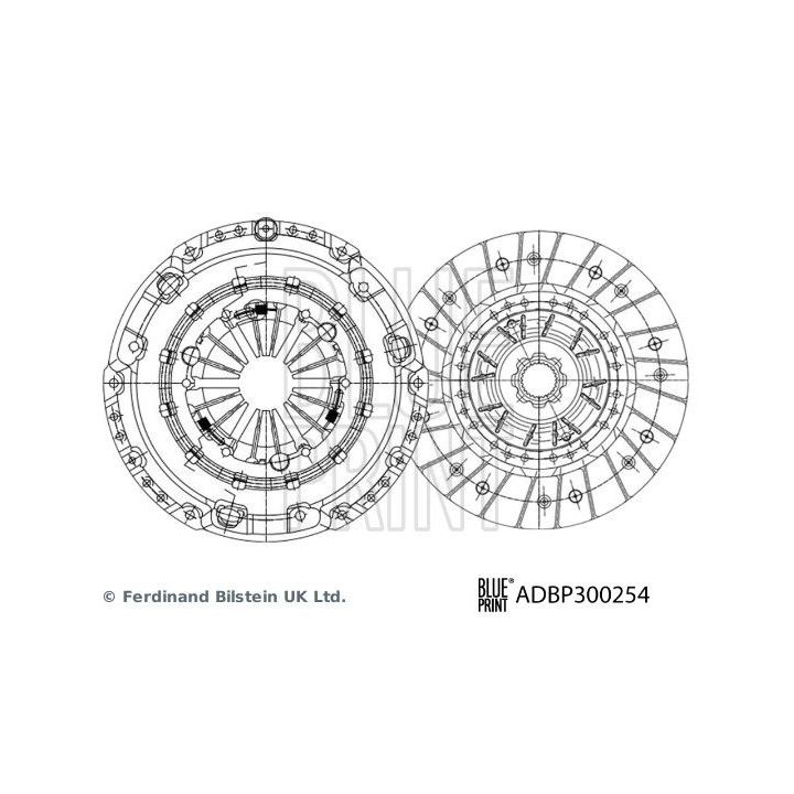 Sankabos komplektas BLUE PRINT ADBP300254
