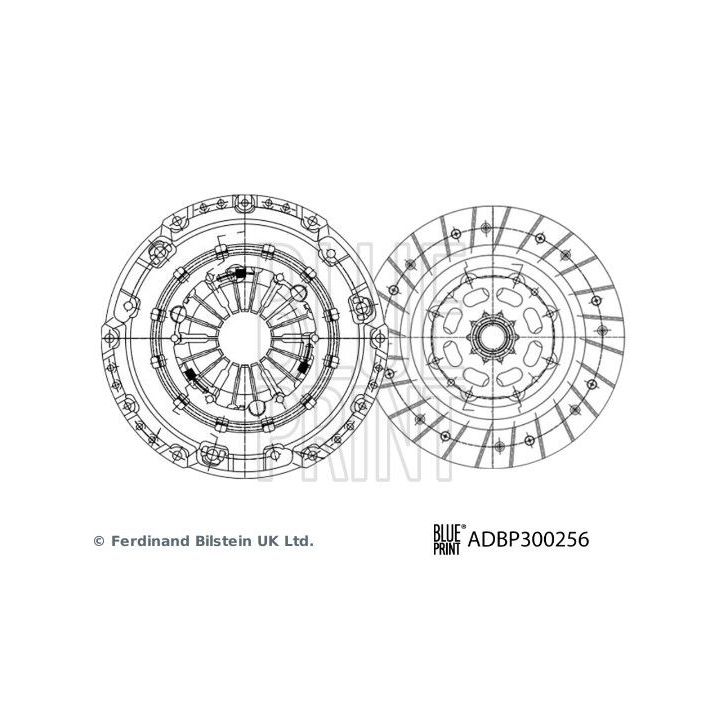Sankabos komplektas BLUE PRINT ADBP300256