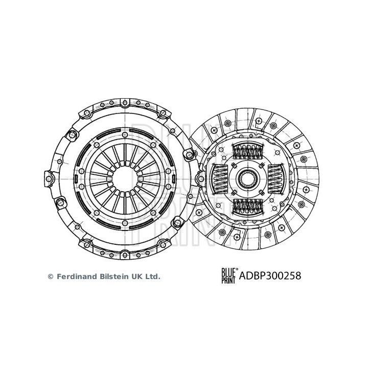 Sankabos komplektas BLUE PRINT ADBP300258