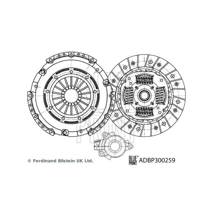 Sankabos komplektas BLUE PRINT ADBP300259