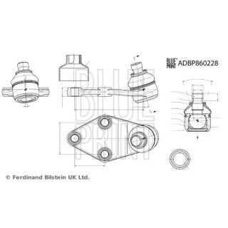 Šarnyras / girgždukas BLUE PRINT ADBP860228