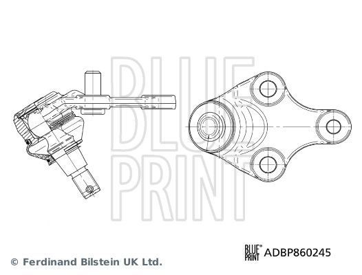 Šarnyras / girgždukas BLUE PRINT ADBP860245
