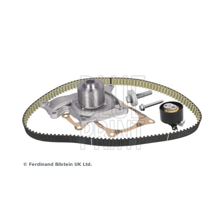 Vandens siurblio ir paskirstymo diržo komplektas BLUE PRINT ADBP730159