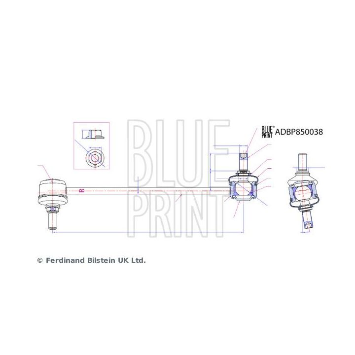 šarnyro stabilizatorius BLUE PRINT ADBP850038