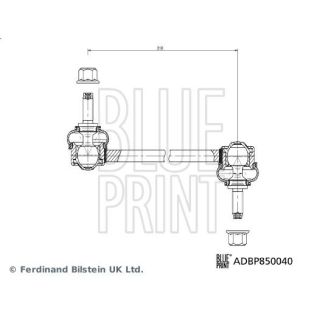 šarnyro stabilizatorius BLUE PRINT ADBP850040