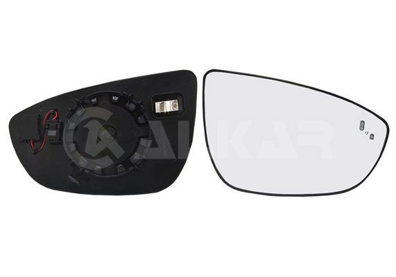 Veidrodėlio stiklas, išorinis veidrodėlis ALKAR 6436759