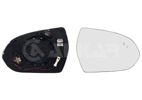 Veidrodėlio stiklas, išorinis veidrodėlis ALKAR 6436999