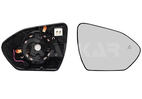 Veidrodėlio stiklas, išorinis veidrodėlis ALKAR 6450758