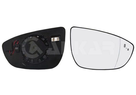 Veidrodėlio stiklas, išorinis veidrodėlis ALKAR 6458759