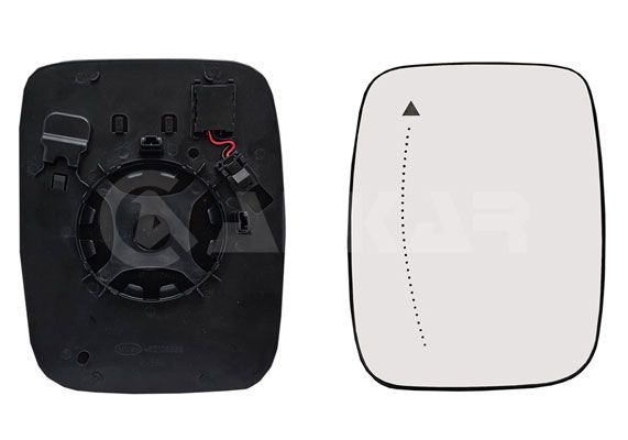 Veidrodėlio stiklas, išorinis veidrodėlis ALKAR 6475083