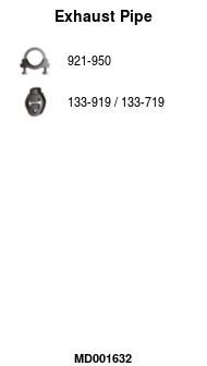 Išleidimo kolektorius FA1 MD001632