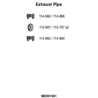 Išleidimo kolektorius FA1 MD001661