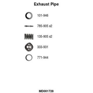 Išleidimo kolektorius FA1 MD001728